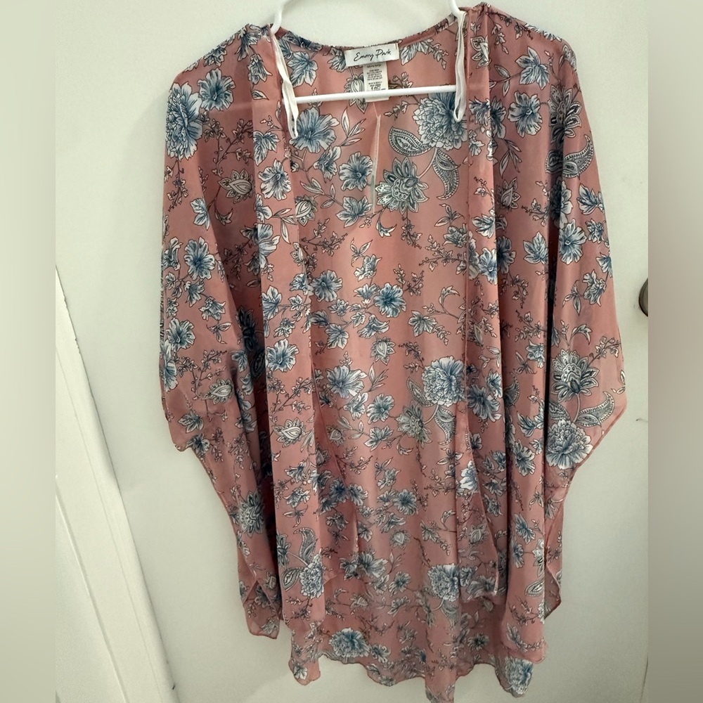 NWT! Emory Park Floral Kimono Cardigan